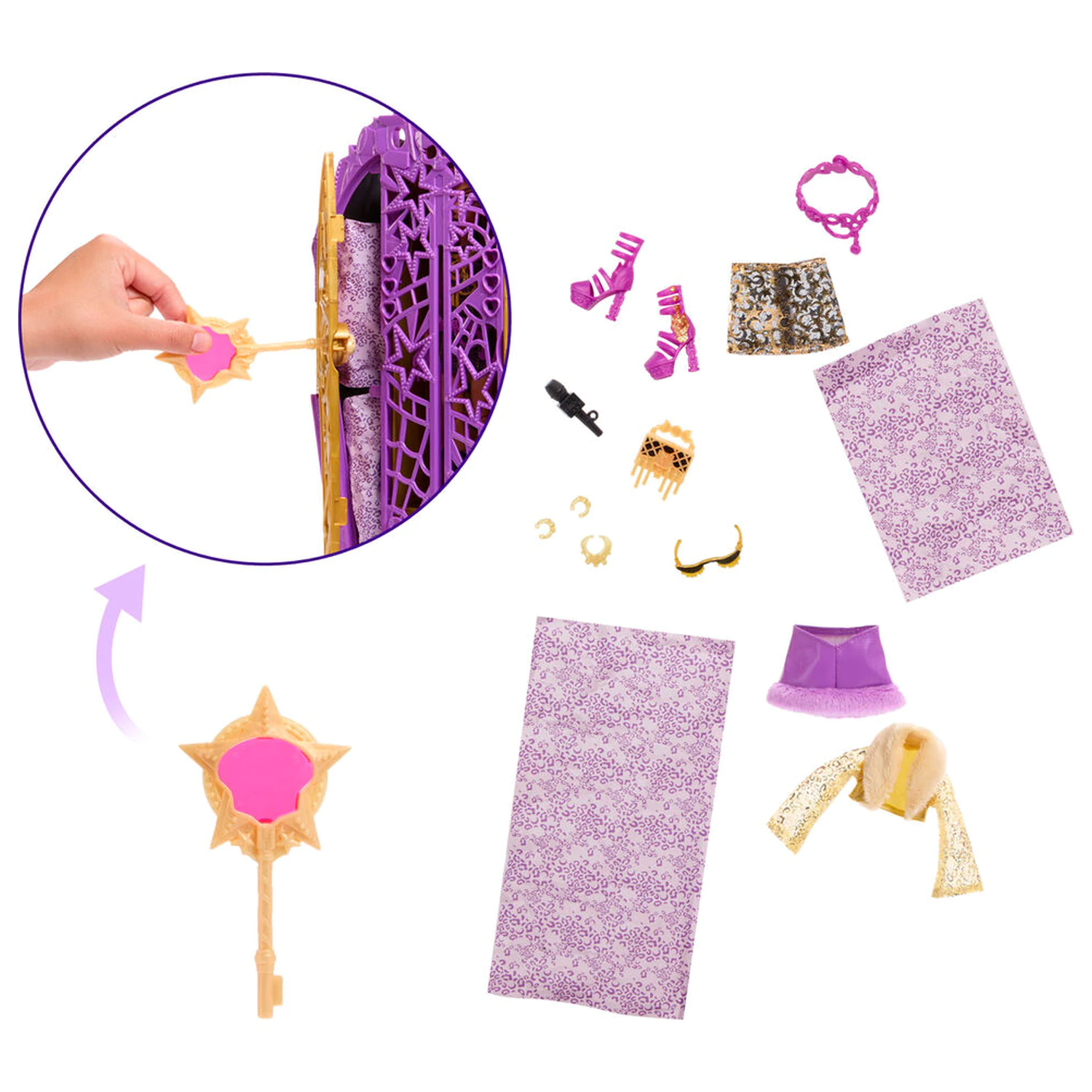 Monster High Skulltimate Secrets Hauntlywood Mysteries Clawdeen doll product photo