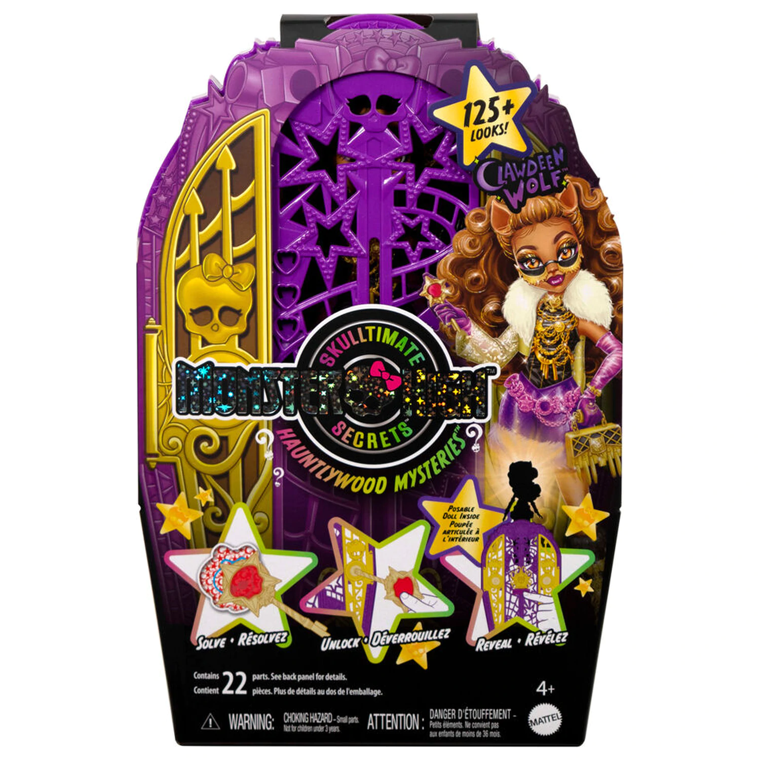 Monster High Skulltimate Secrets Hauntlywood Mysteries Clawdeen doll product photo