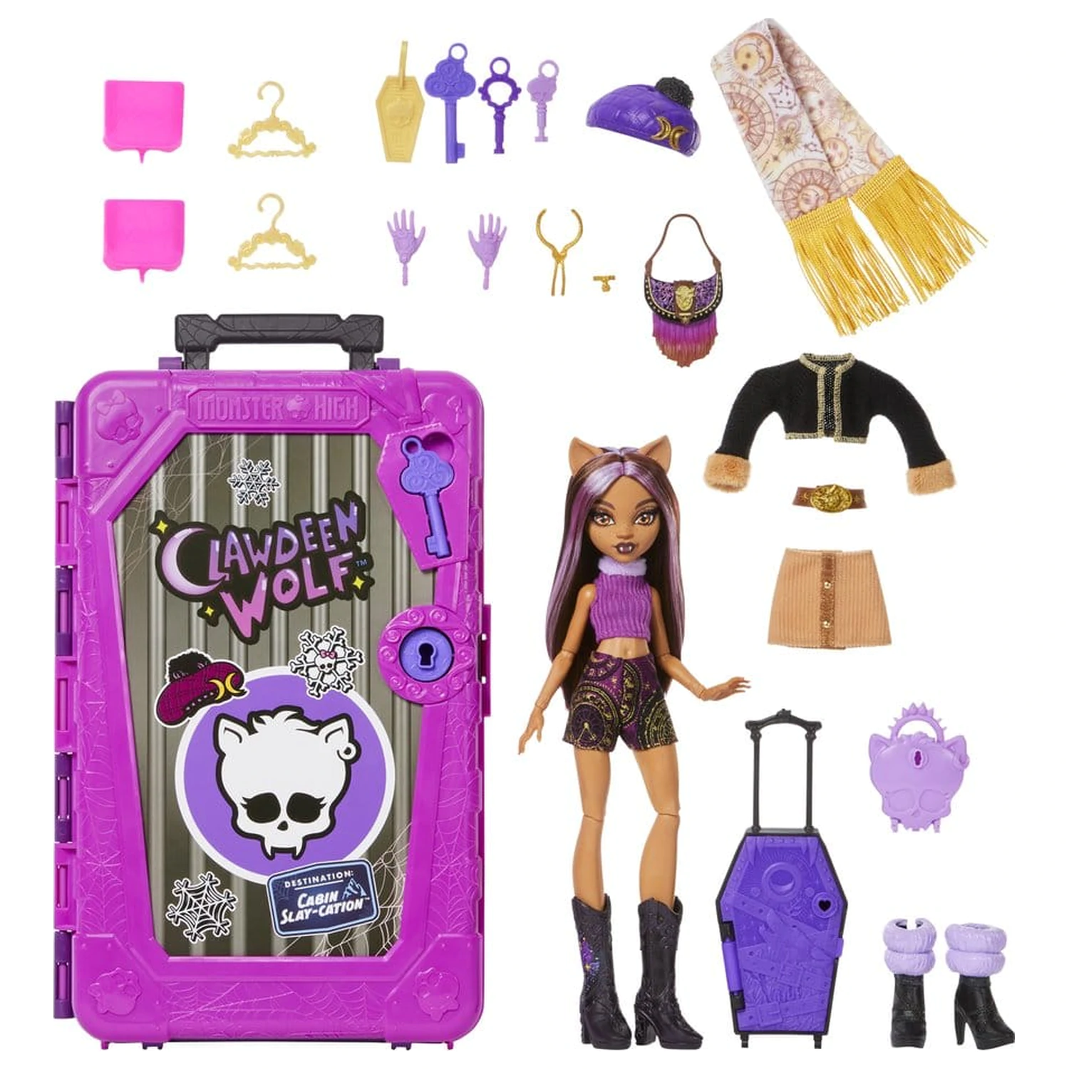 Monster High Skulltimate Secrets Doll Clawdeen Wolf product photo