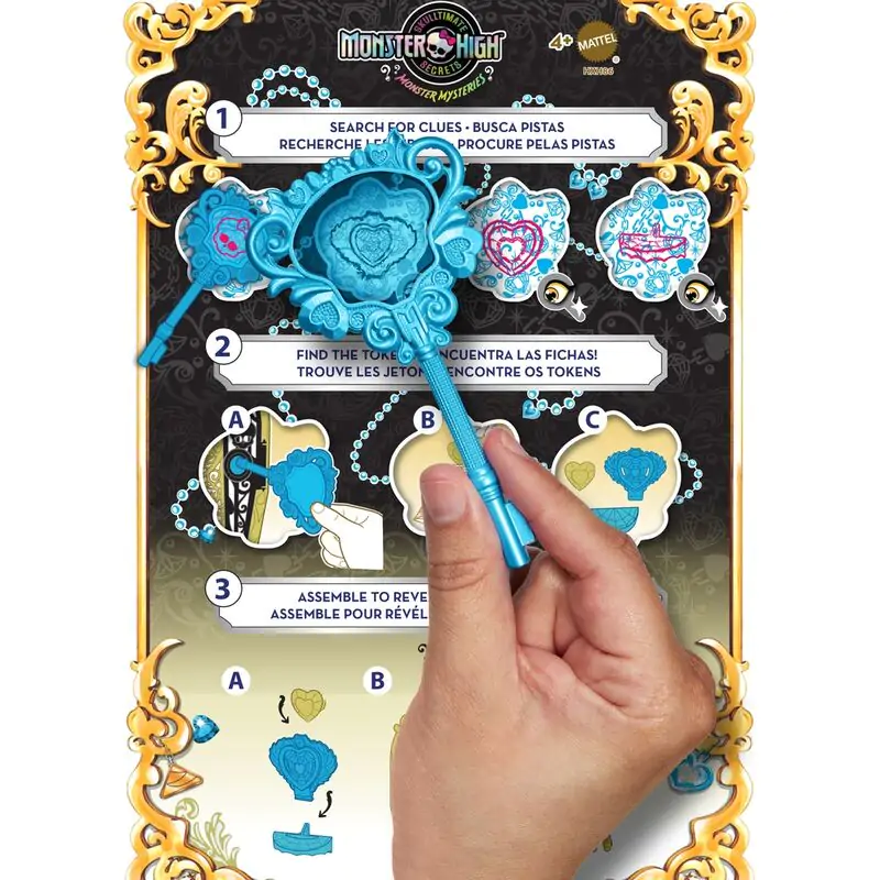 Monster High Skulltime Secrets Cleo de Nile doll + cupboard product photo