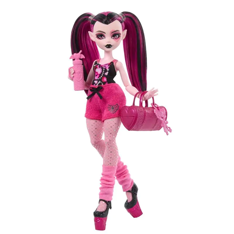 Monster High Skulltime Secrets Draculaura doll + cupboard product photo