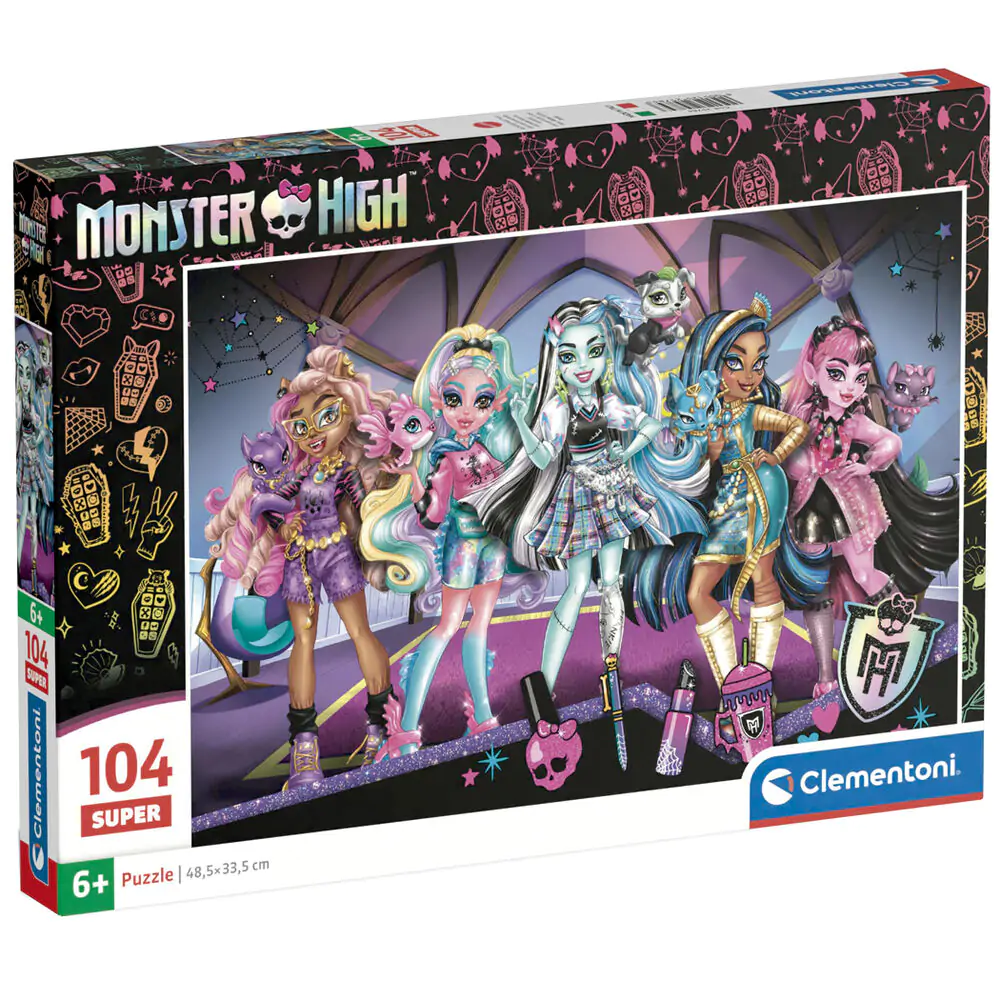 Monster High super puzzle 104pcs termékfotó