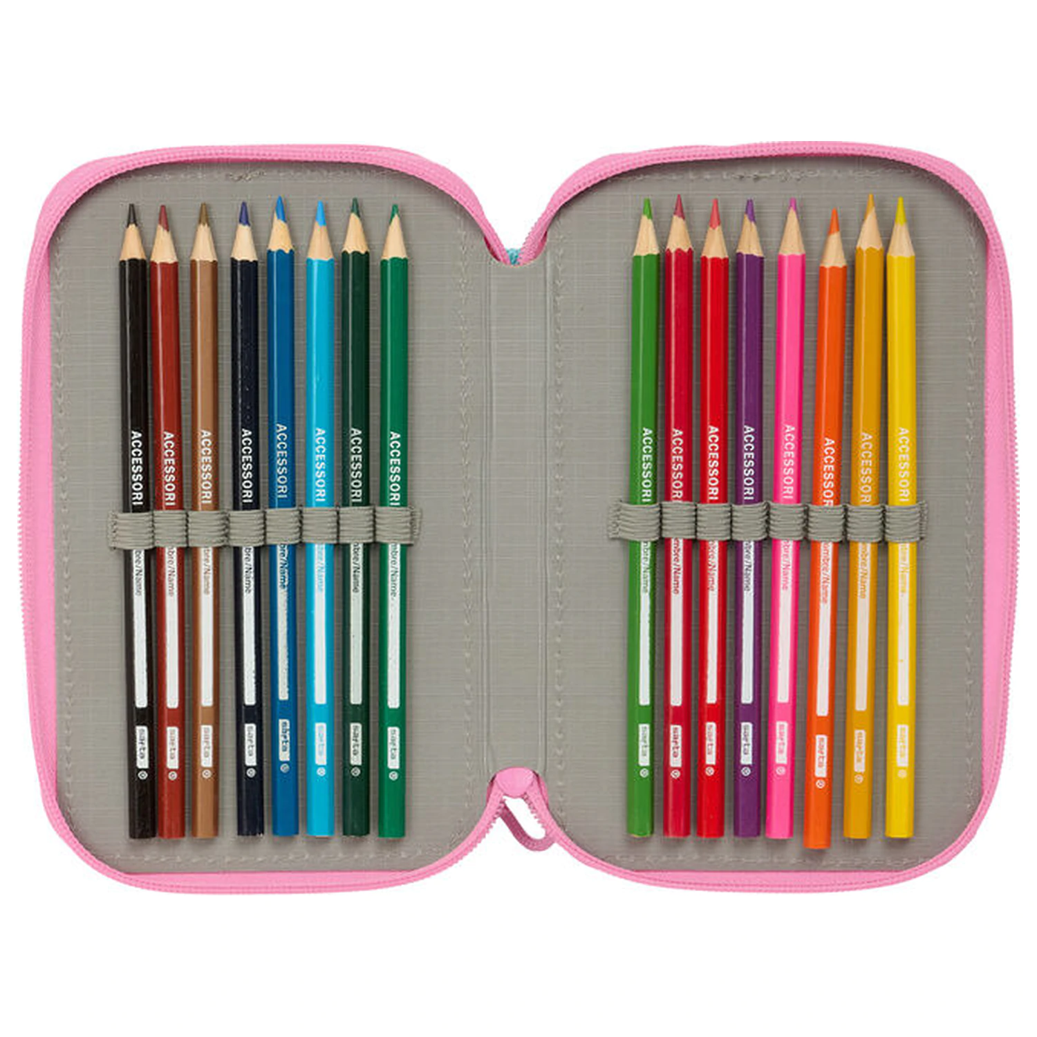 Monster High triple pencil case 37pcs product photo