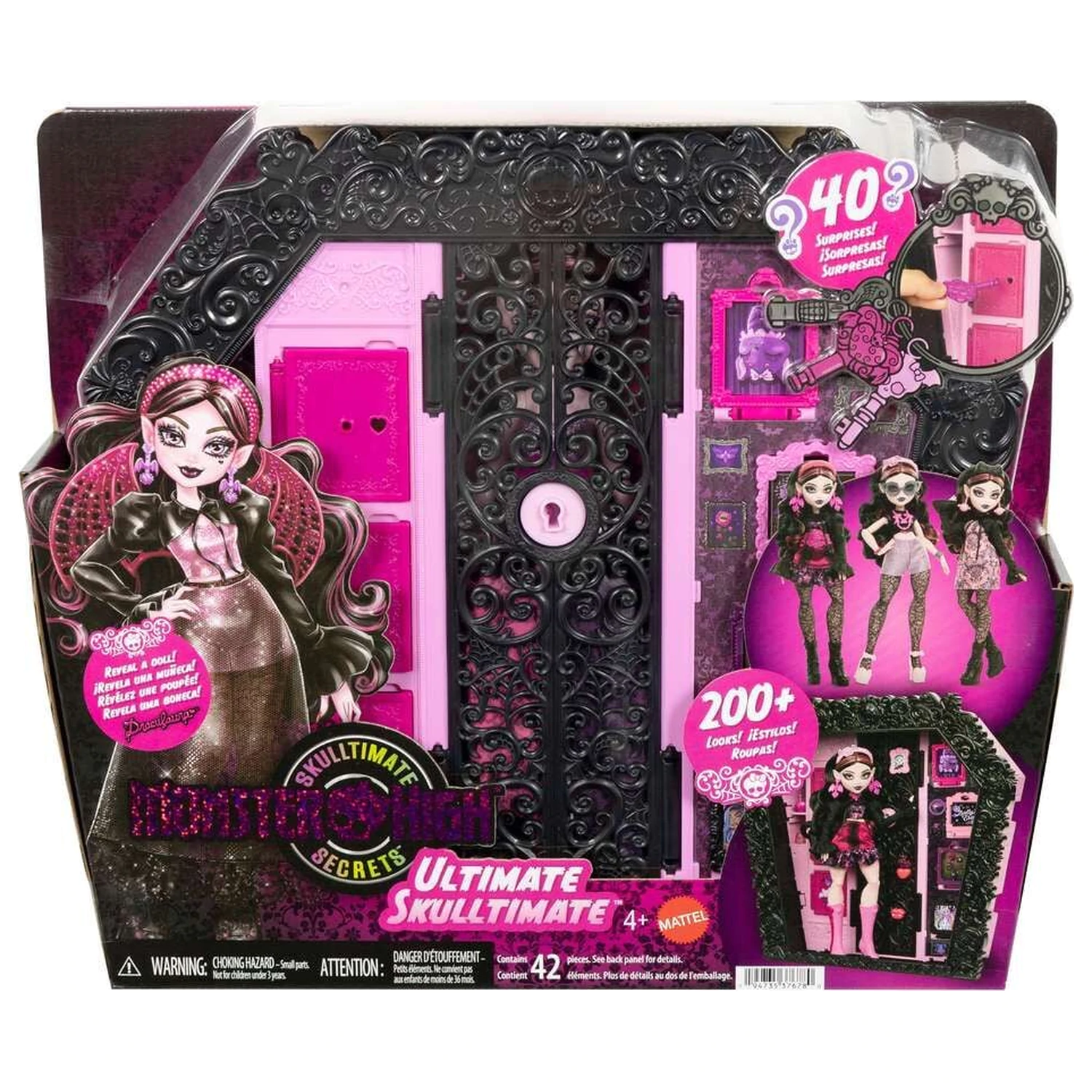 Monster High Ultimate Skulltimate Draculaura doll and wardrobe product photo