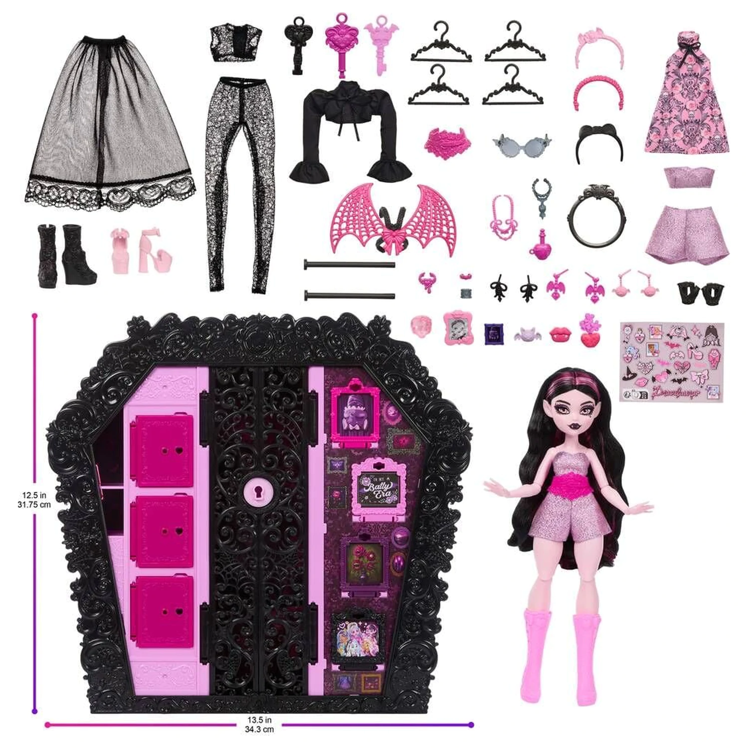 Monster High Ultimate Skulltimate Draculaura doll and wardrobe product photo
