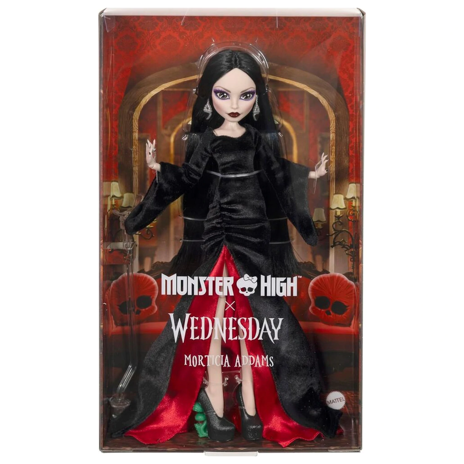 Monster High Wednesday Morticia doll product photo