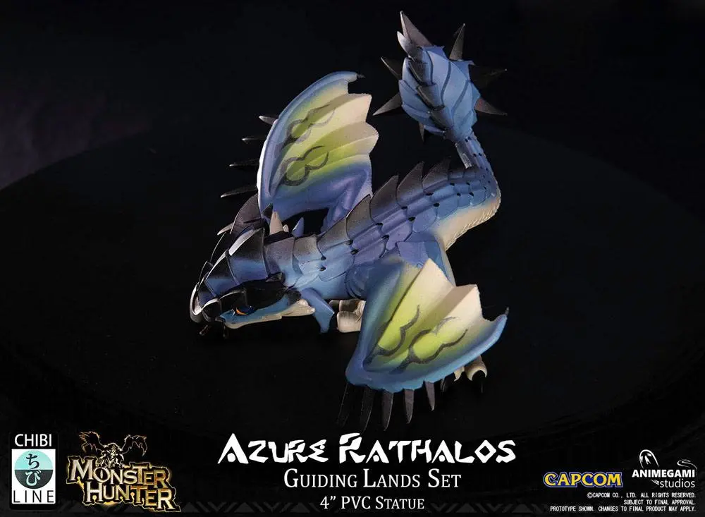 Monster Hunter PVC Statue Azure Rathalos 10 cm product photo
