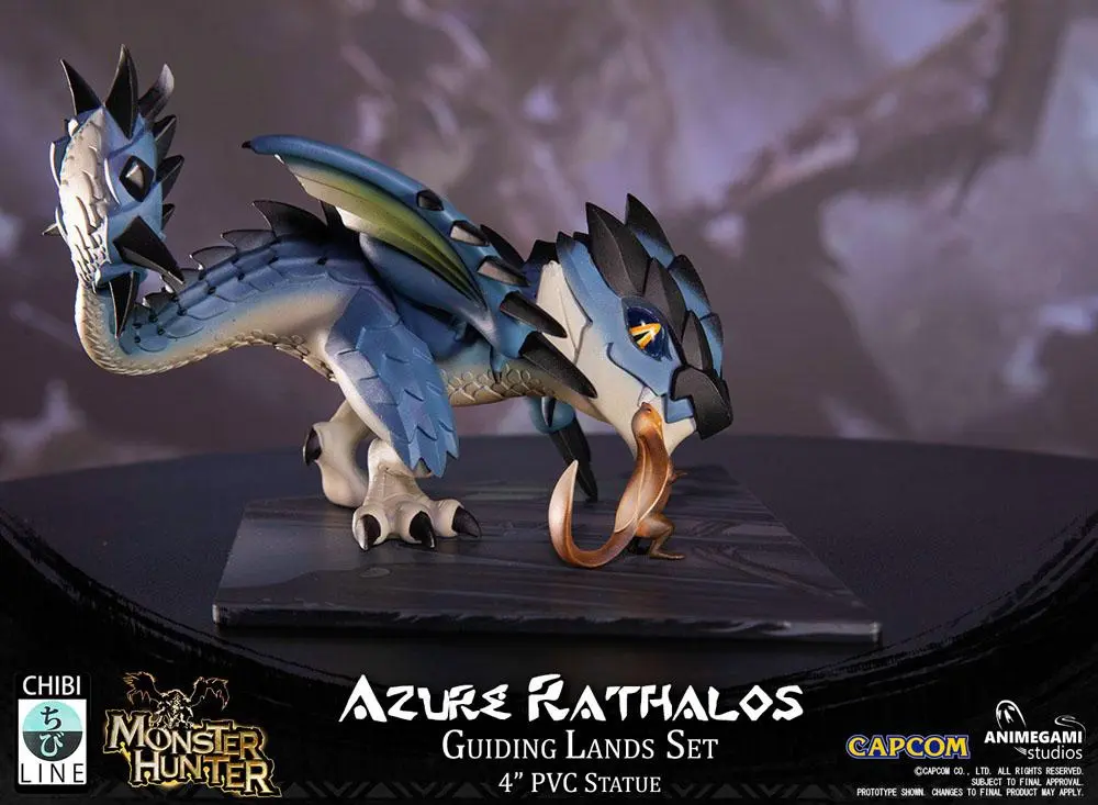 Monster Hunter PVC Statue Azure Rathalos 10 cm product photo