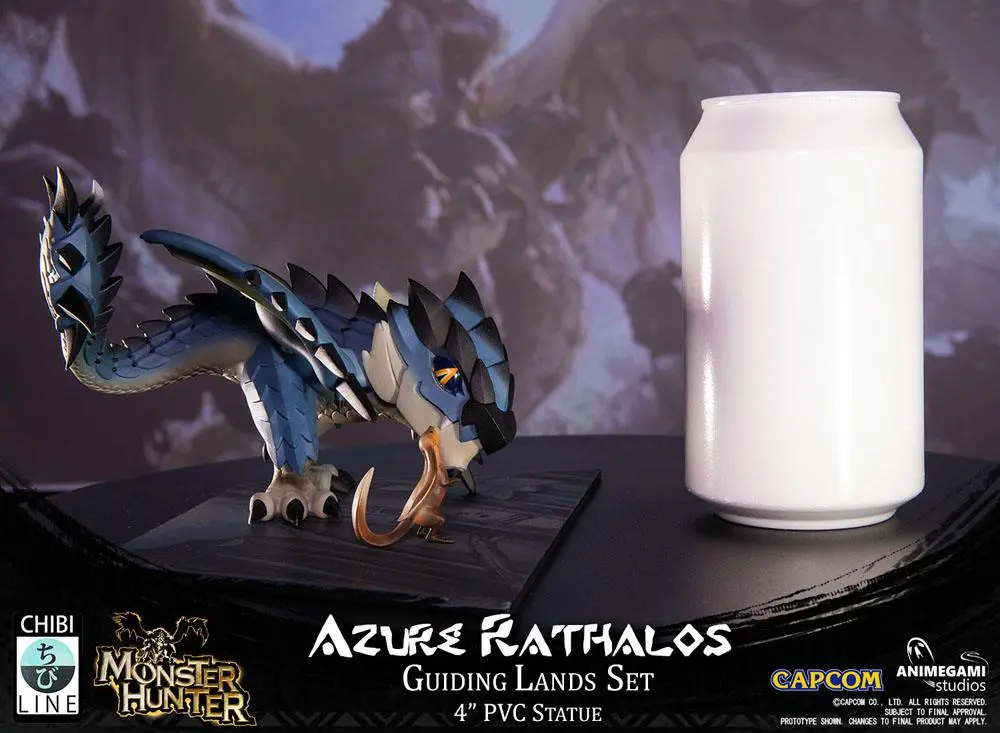 Monster Hunter PVC Statue Azure Rathalos 10 cm product photo
