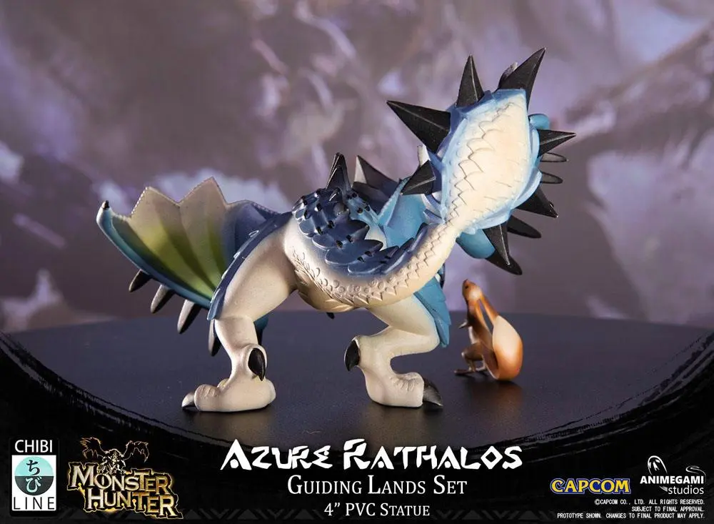 Monster Hunter PVC Statue Azure Rathalos 10 cm product photo