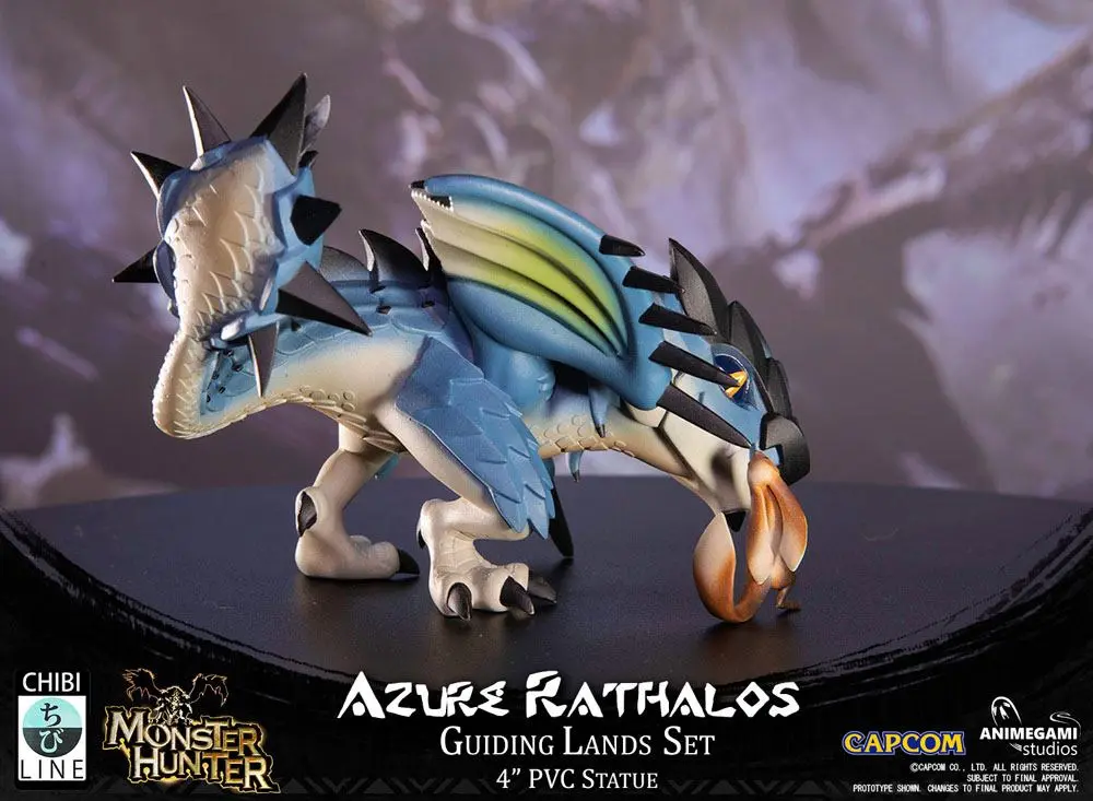 Monster Hunter PVC Statue Azure Rathalos 10 cm product photo