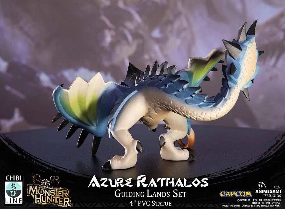 Monster Hunter PVC Statue Azure Rathalos 10 cm product photo