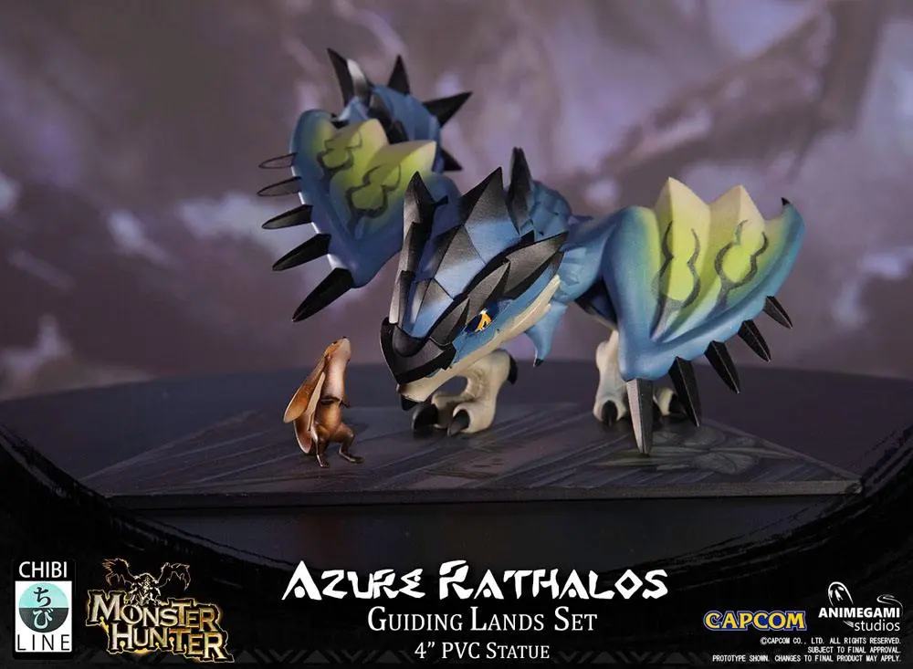 Monster Hunter PVC Statue Azure Rathalos 10 cm product photo