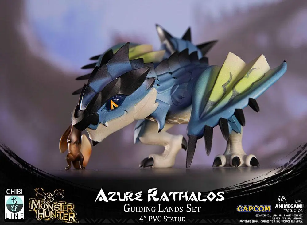 Monster Hunter PVC Statue Azure Rathalos 10 cm product photo