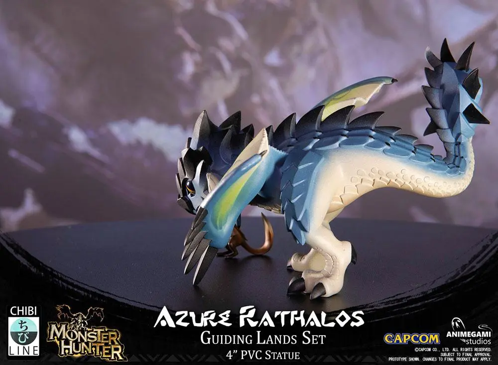Monster Hunter PVC Statue Azure Rathalos 10 cm product photo
