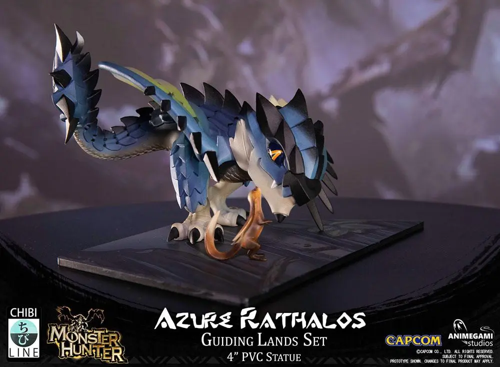 Monster Hunter PVC Statue Azure Rathalos 10 cm product photo