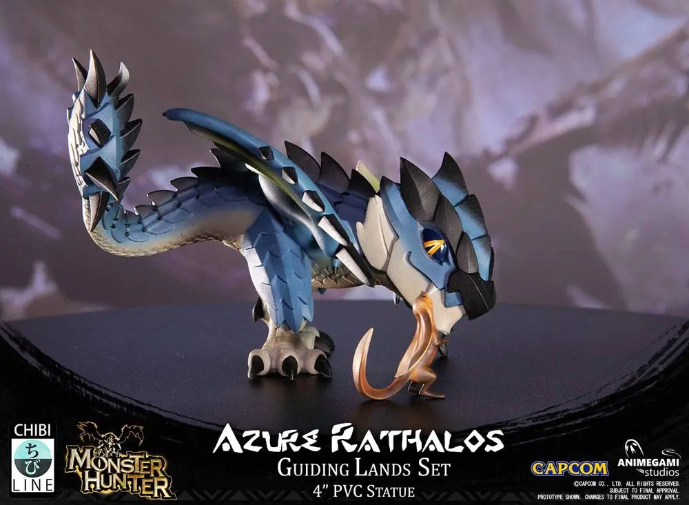 Monster Hunter PVC Statue Azure Rathalos 10 cm product photo