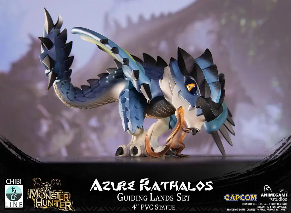 Monster Hunter PVC Statue Azure Rathalos 10 cm product photo