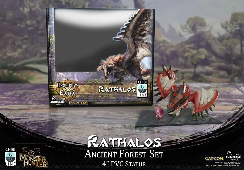 Monster Hunter PVC Statue Rathalos Exclusive Edition 10 cm product photo