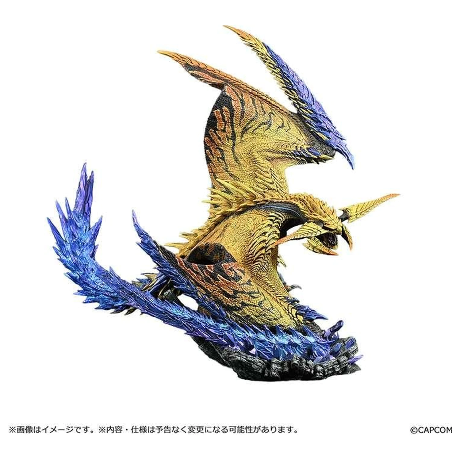 Monster Hunter Shining Thunder Wyvern Rey Dau Statue 28 cm product photo