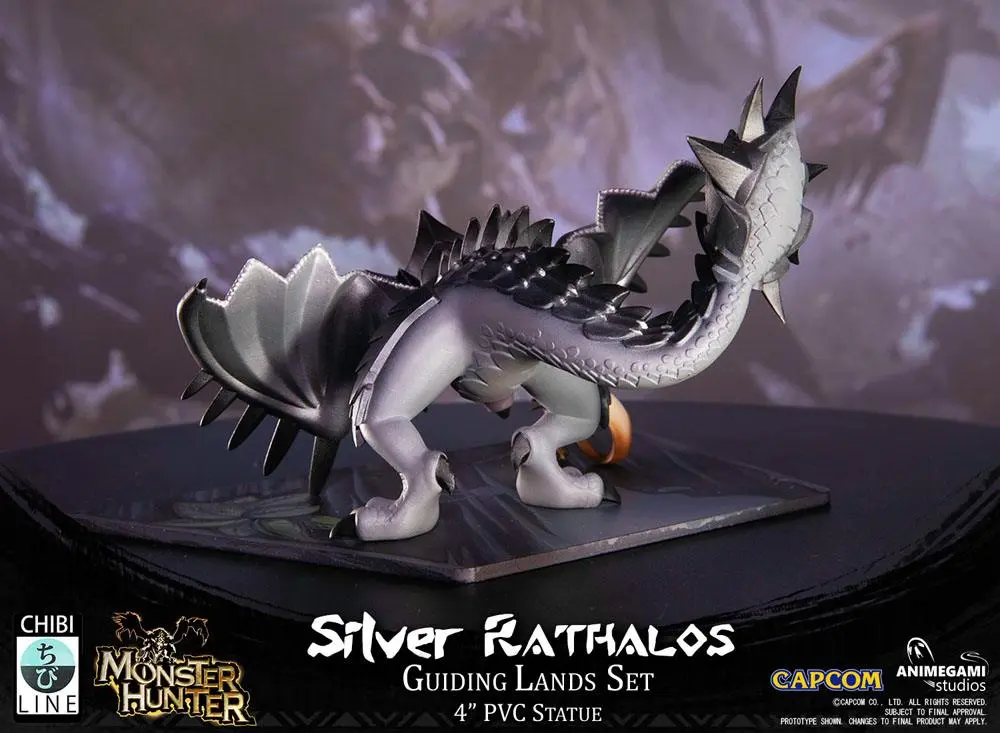 Monster Hunter PVC Statue Silver Rathalos 10 cm product photo