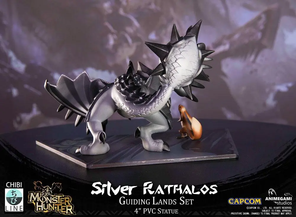 Monster Hunter PVC Statue Silver Rathalos 10 cm product photo