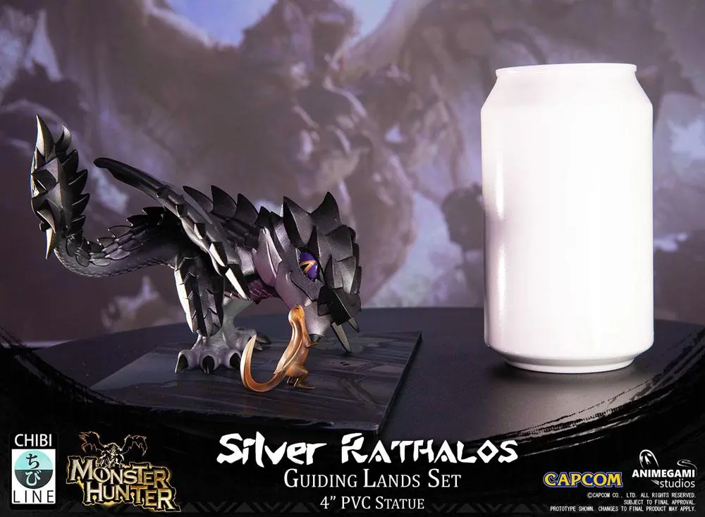 Monster Hunter PVC Statue Silver Rathalos 10 cm product photo