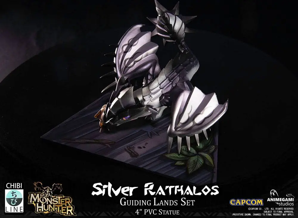 Monster Hunter PVC Statue Silver Rathalos 10 cm product photo