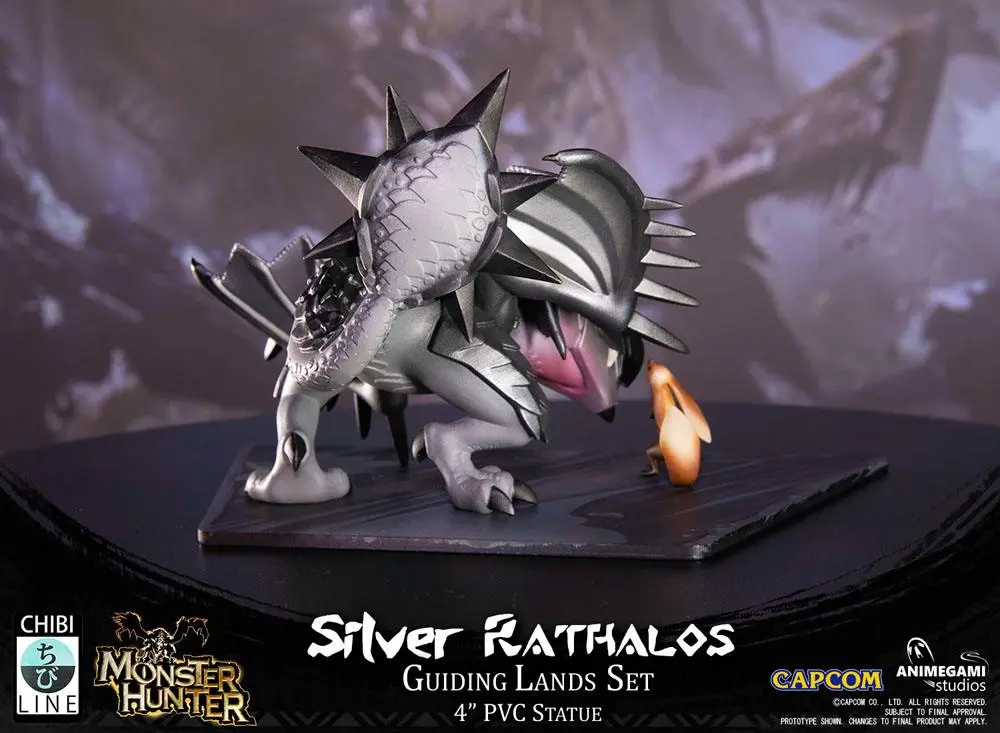 Monster Hunter PVC Statue Silver Rathalos 10 cm product photo