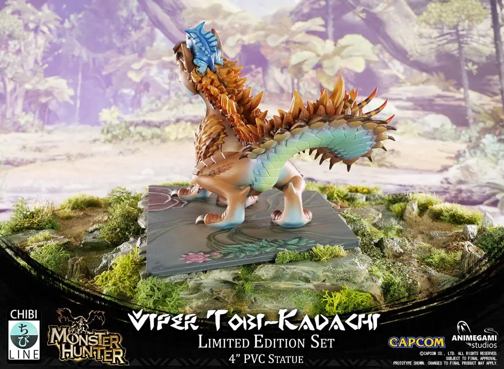 Monster Hunter PVC Statue Viper Tobi-Kadachi 10 cm product photo