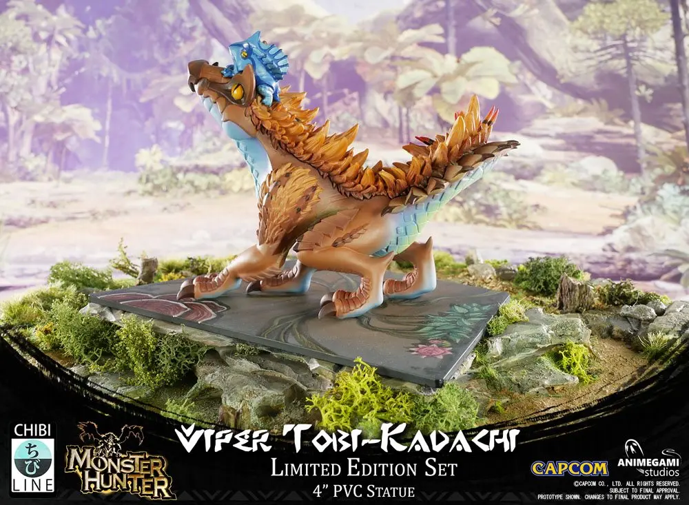 Monster Hunter PVC Statue Viper Tobi-Kadachi 10 cm product photo