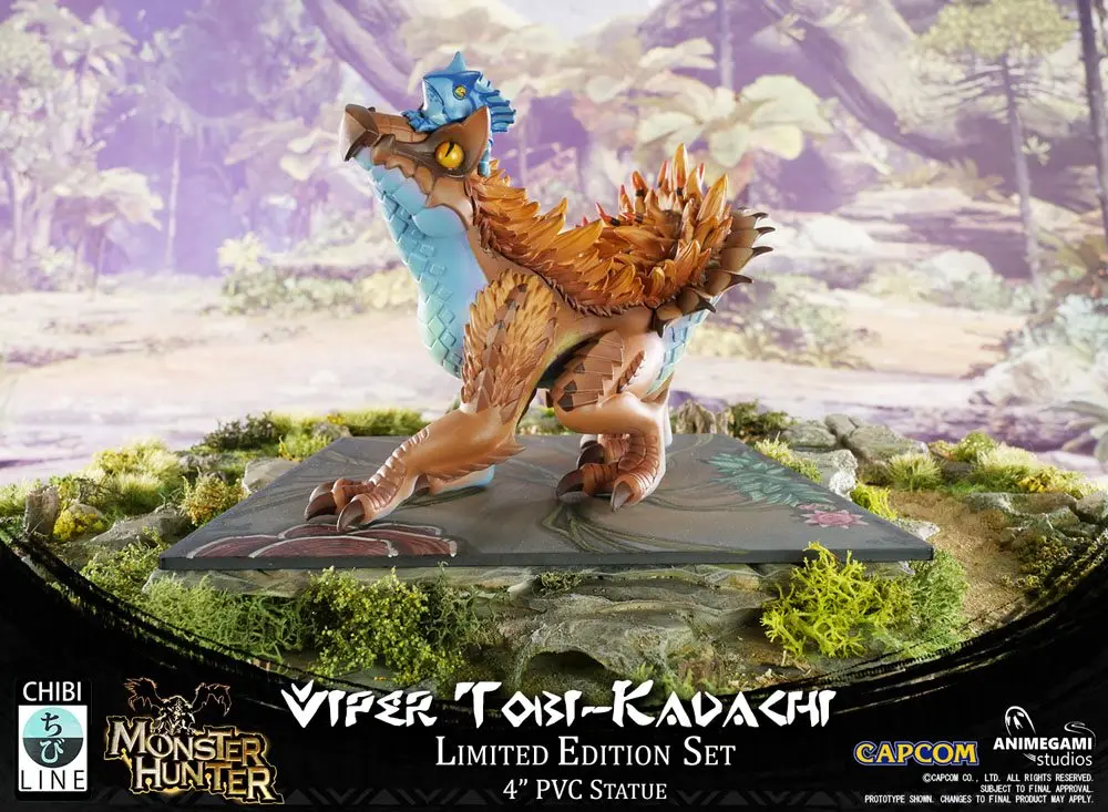 Monster Hunter PVC Statue Viper Tobi-Kadachi 10 cm product photo
