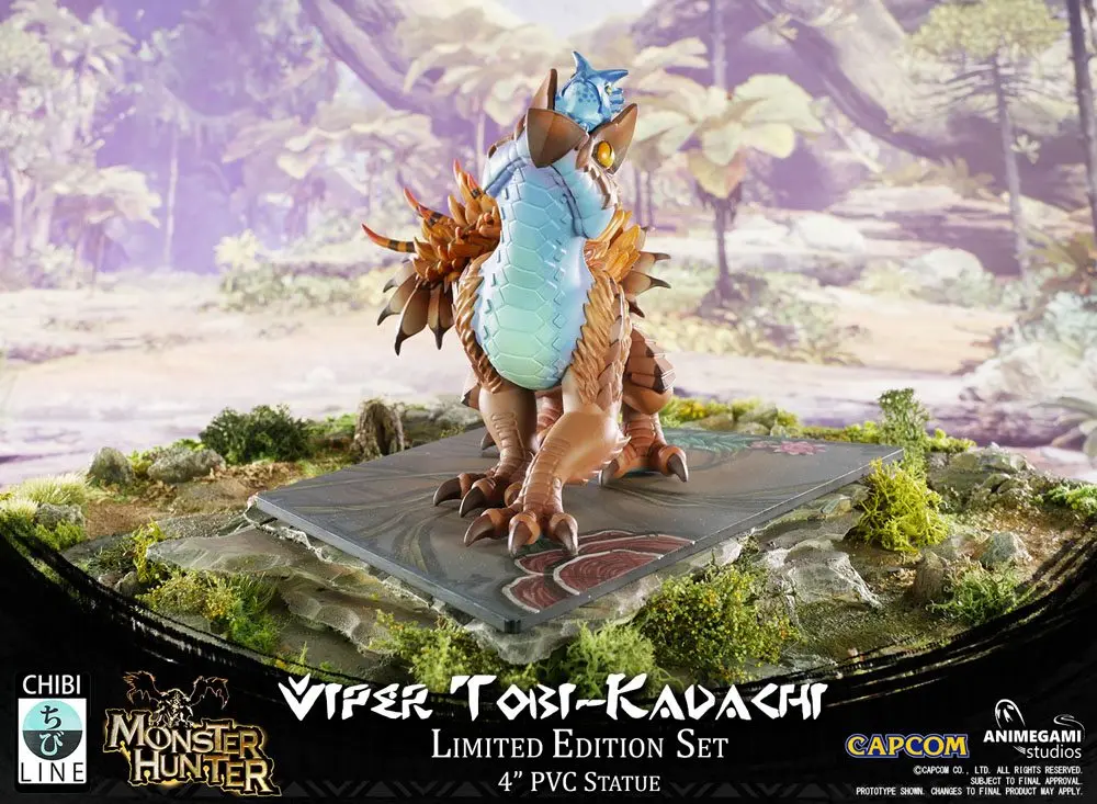 Monster Hunter PVC Statue Viper Tobi-Kadachi 10 cm product photo