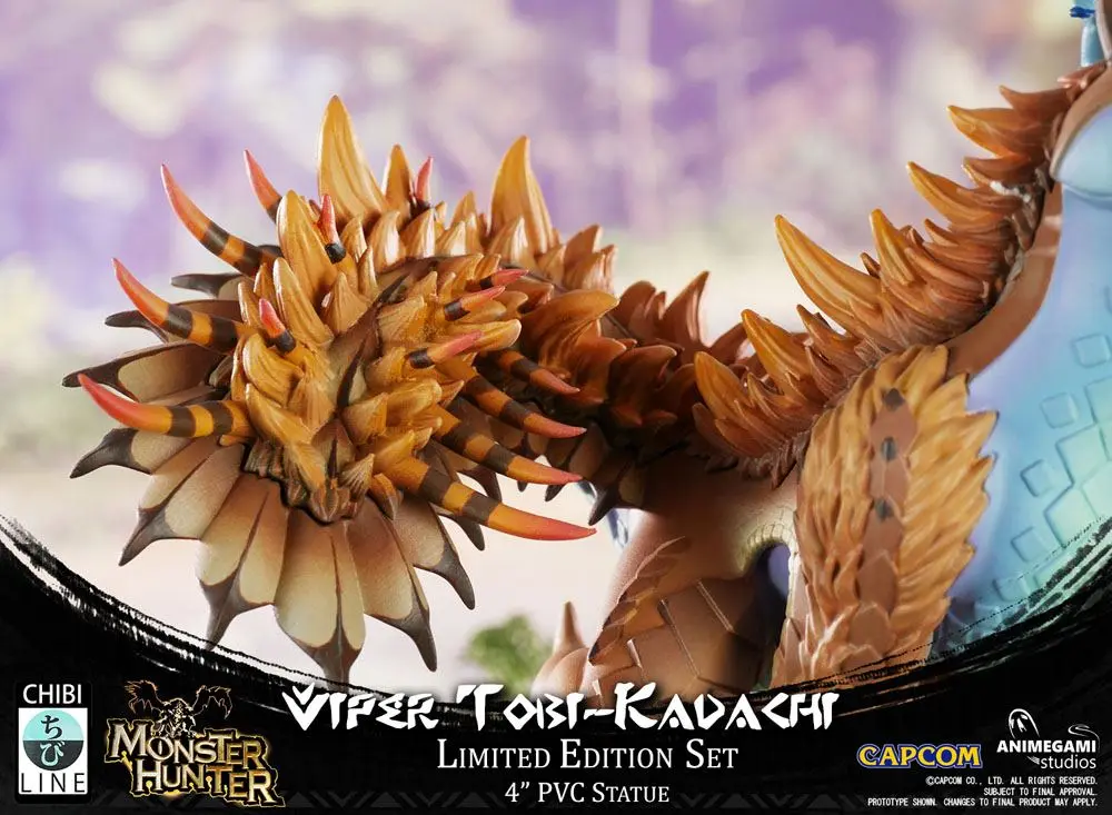 Monster Hunter PVC Statue Viper Tobi-Kadachi 10 cm product photo