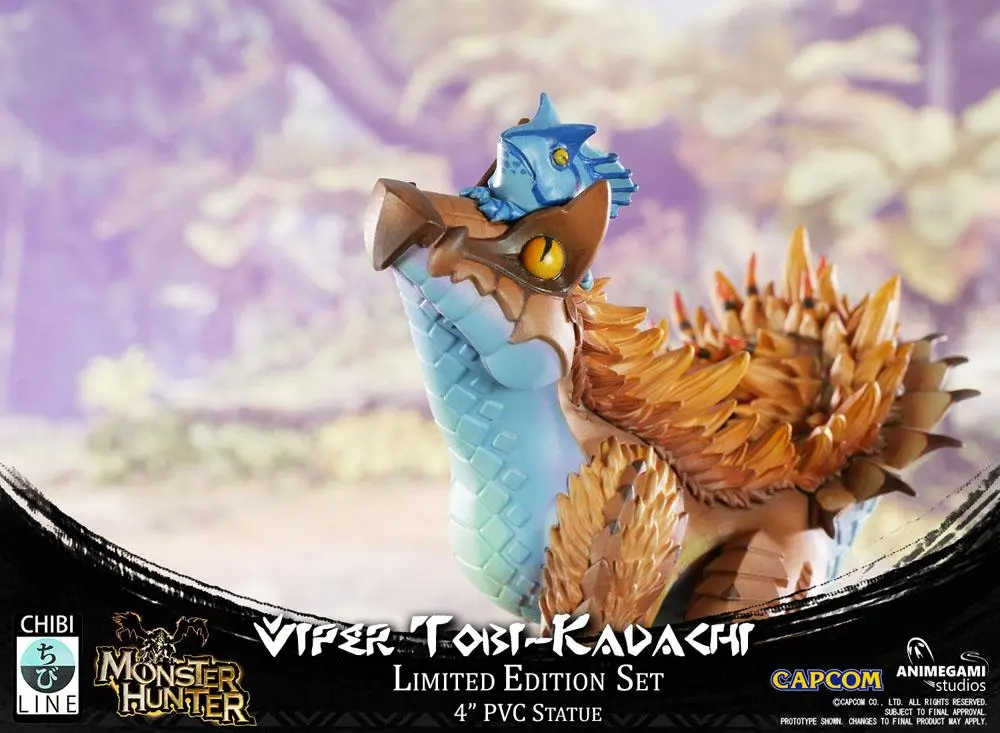 Monster Hunter PVC Statue Viper Tobi-Kadachi 10 cm product photo