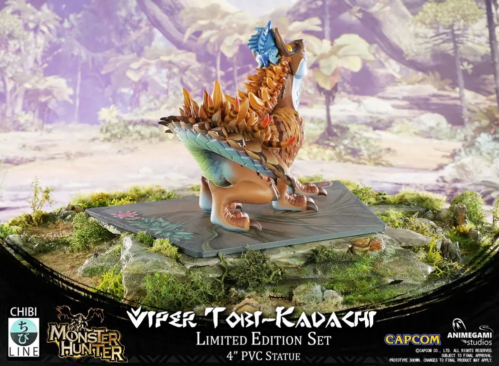 Monster Hunter PVC Statue Viper Tobi-Kadachi 10 cm product photo