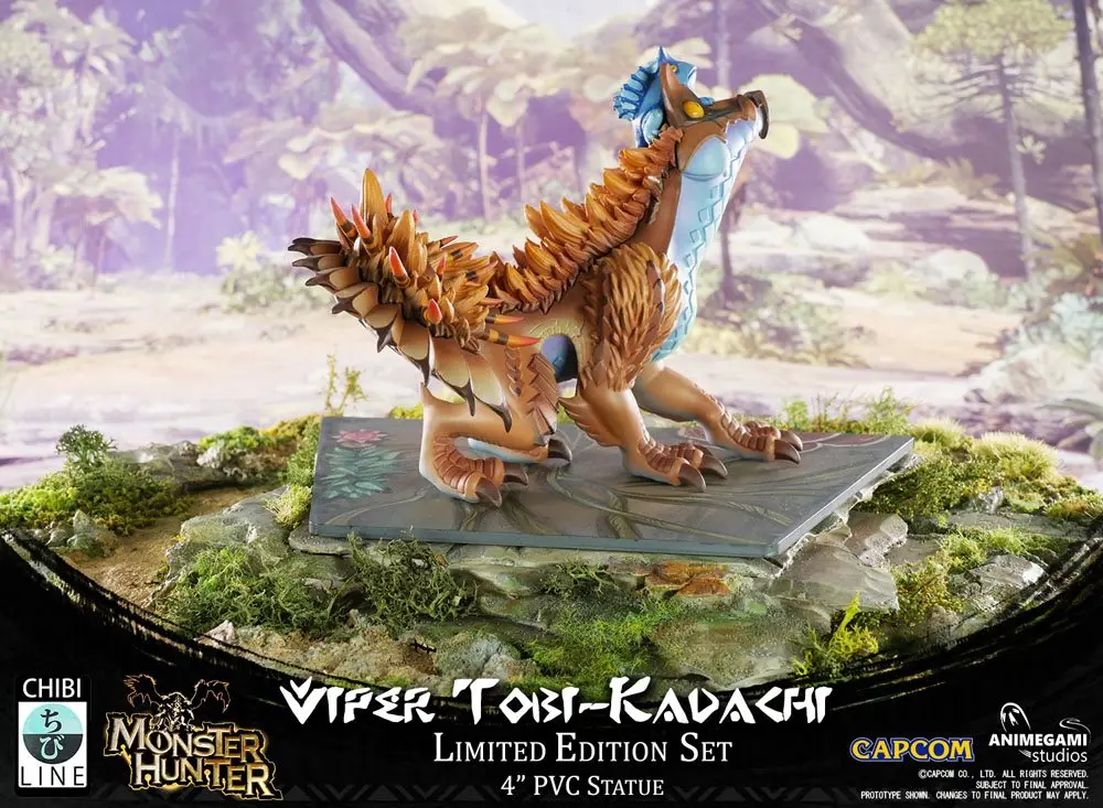 Monster Hunter PVC Statue Viper Tobi-Kadachi 10 cm product photo