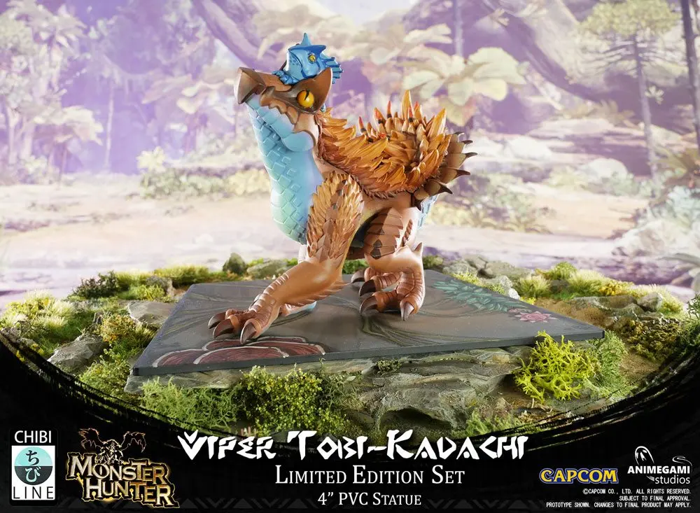 Monster Hunter PVC Statue Viper Tobi-Kadachi 10 cm product photo