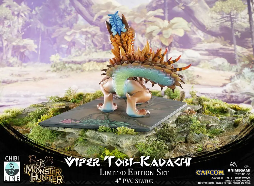 Monster Hunter PVC Statue Viper Tobi-Kadachi 10 cm product photo