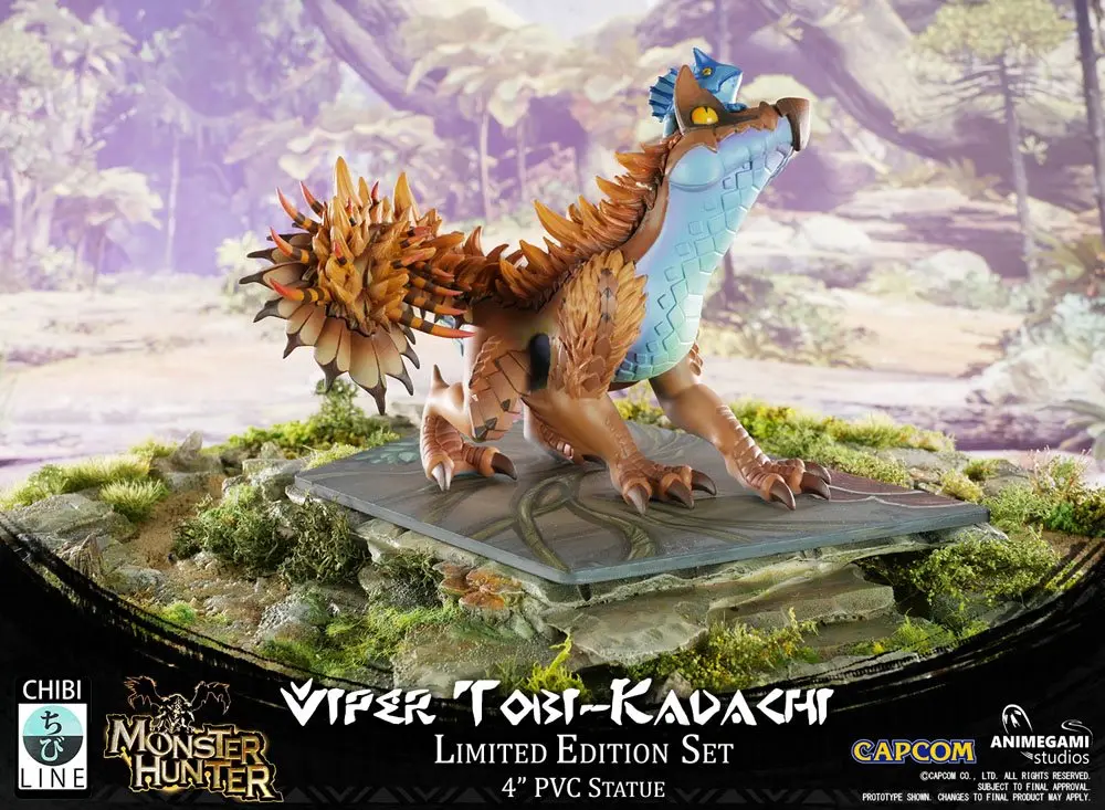 Monster Hunter PVC Statue Viper Tobi-Kadachi 10 cm product photo