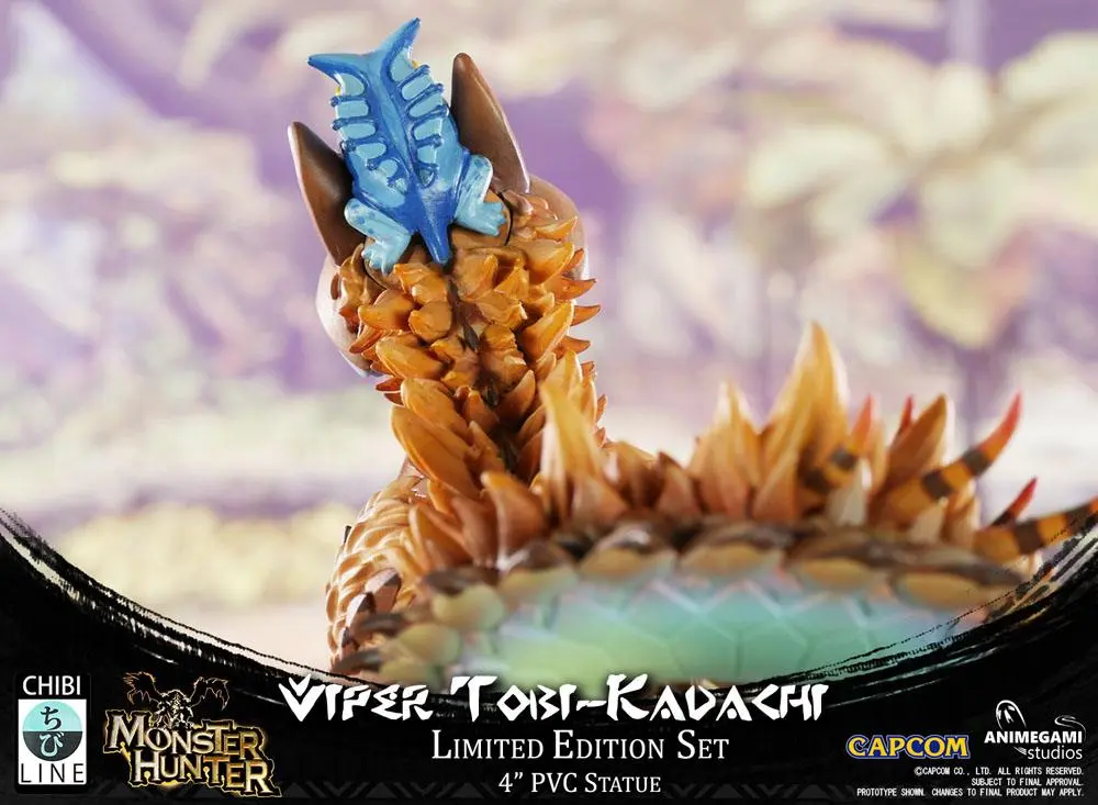Monster Hunter PVC Statue Viper Tobi-Kadachi 10 cm product photo