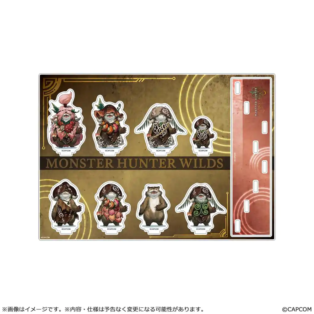 Monster Hunter Wilds Acrylic Stand Plumpeach Set 15 cm product photo