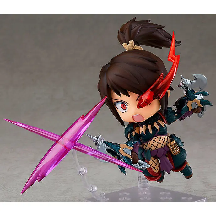Monster Hunter World Iceborne Hunter Female Nargacuga Alpha Armor Deluxe Nendoroid figure 10cm product photo