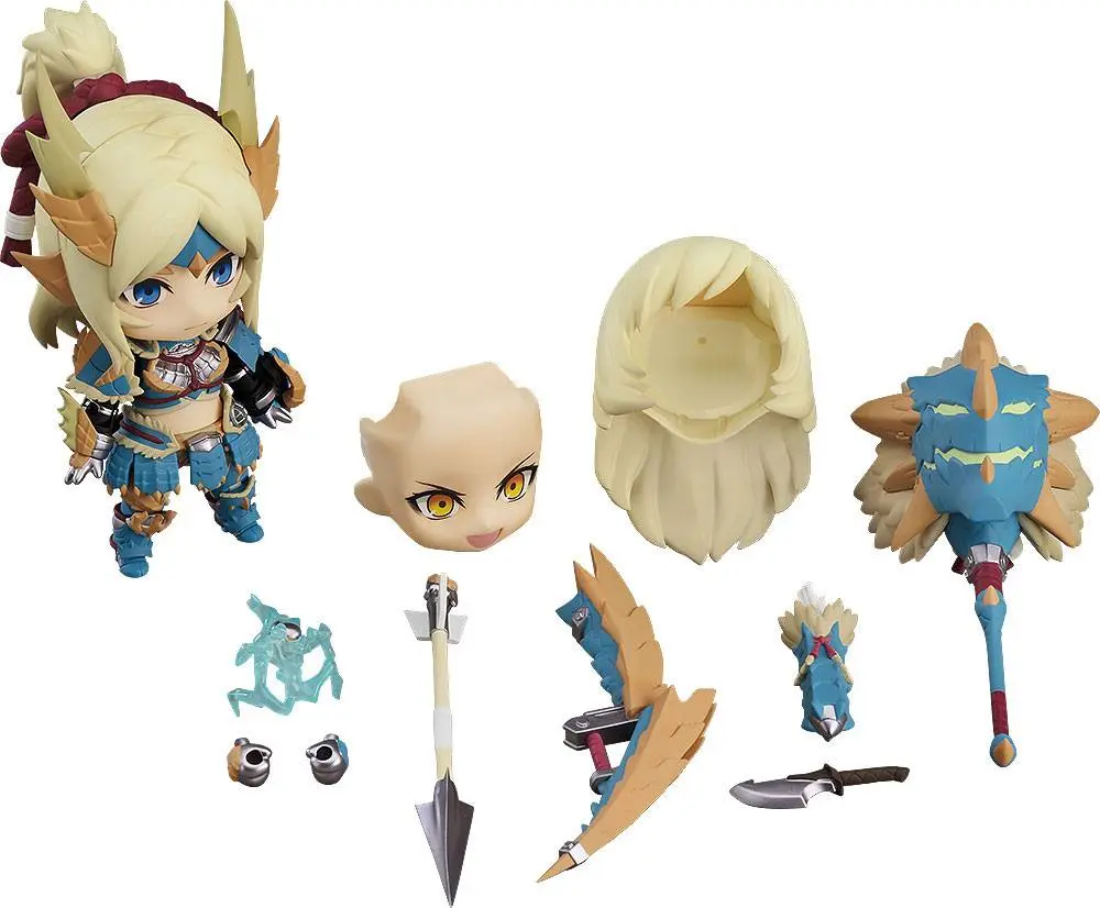 Monster Hunter World Iceborne Nendoroid Action Figure Hunter Female Zinogre Alpha Armor Ver. DX product photo