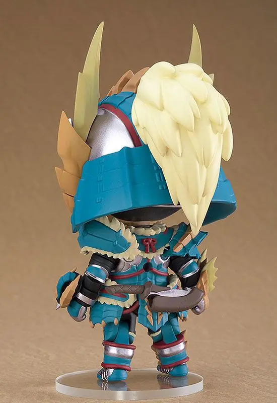 Monster Hunter World Iceborne Nendoroid Action Figure Hunter Male Zinogre Alpha Armor 10 cm product photo