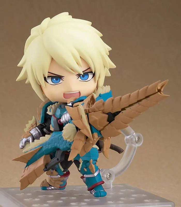 Monster Hunter World Iceborne Nendoroid Action Figure Hunter Male Zinogre Alpha Armor Ver. DX 10 cm product photo