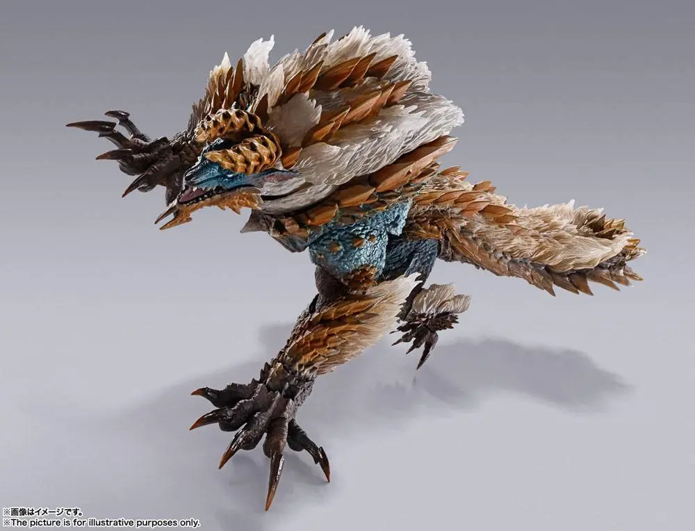 Monster Hunter World Iceborne S.H. MonsterArts Action Figure Zinogre 29 cm product photo