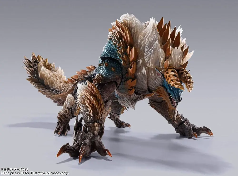 Monster Hunter World Iceborne S.H. MonsterArts Action Figure Zinogre 29 cm product photo