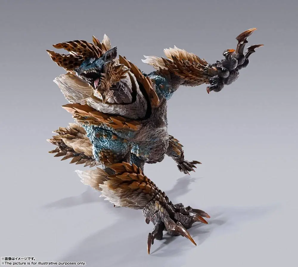 Monster Hunter World Iceborne S.H. MonsterArts Action Figure Zinogre 29 cm product photo
