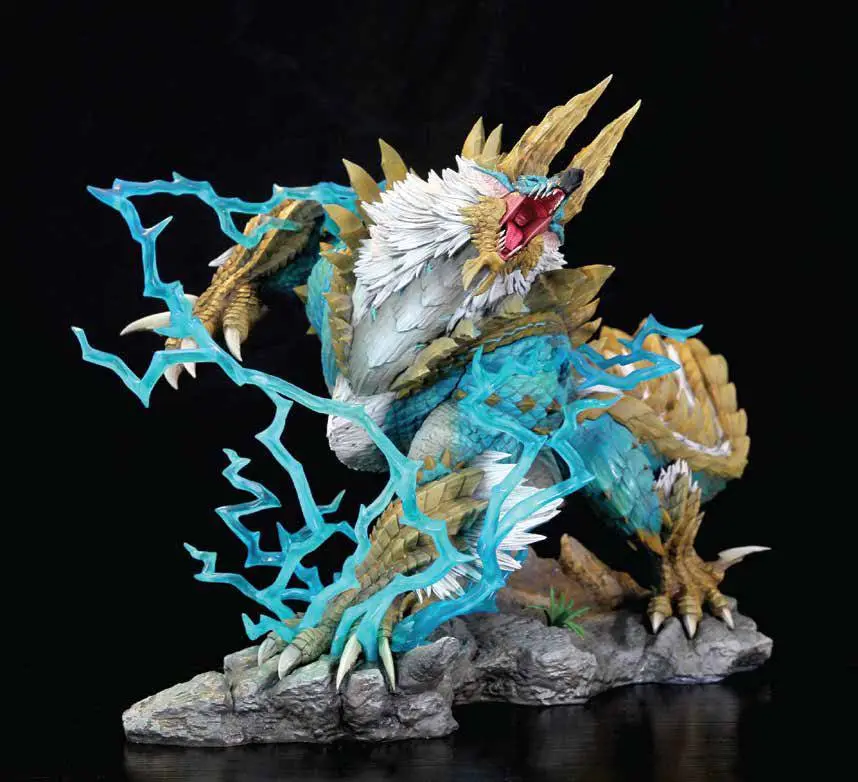 Monster Hunter Zinogre Diorama 1/10 The Thunder Wolf Wyvern 56 cm product photo